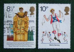 British Cultural Traditions Dance Music Mi 715-716 1976 Used Gebruikt Oblitere ENGLAND GRANDE-BRETAGNE GB GREAT BRITAIN - Used Stamps