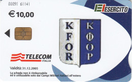Italia Scheda Telefonica Chip Solo Per Basi Militari - Cod.91 - Special Uses