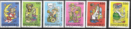 SAN MARINO - 1984 - SCUOLA E FILATELIA - SERIE 6 VALORI - NUOV0 MNH** ( YVERT 1098\1103 - MICHEL 1304\9 -  SS 1145\50) - Neufs