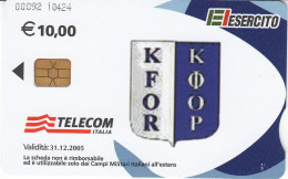 Italia Scheda Telefonica Chip Solo Per Basi Militari - Cod.92 - Special Uses