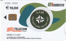 Italia Scheda Telefonica Chip Solo Per Basi Militari - Cod.93 - Special Uses