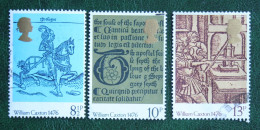 BRITISH PRINTING Buch Druk (Mi 719-720 722) 1976 Used Gebruikt Oblitere ENGLAND GRANDE-BRETAGNE GB GREAT BRITAIN - Used Stamps