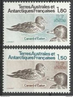 TAAF; 1982 ;TP N° 97/98 ;NEUFS**;MNH;canards D'Eaton - Años Completos