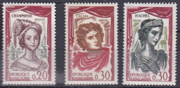 France TUC De 1961 YT 1301-1302-1303 Neufs - Sonstige & Ohne Zuordnung