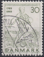 1969 Dänemark ° Mi:DK 474, Sn:DK 453, Yt:DK 485, "The Sower", Anniversaries And Events 1969 - Gebraucht