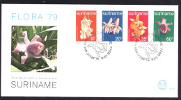 Suriname Republiek / Surinam Republic FDC E030 Flowers Nature (1979) - Suriname