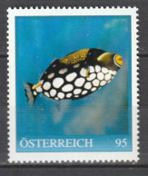 Österreich Personalisierte BM Fische Leopard Drückerfisch ** Postfrisch - Timbres Personnalisés