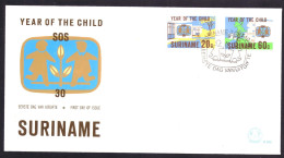 Suriname Republiek / Surinam Republic FDC E035 International Year Of The Child (1979) - Suriname
