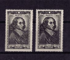 VARIETE DE COULEUR N ° 614 ( Clair Et Foncé) NEUF** - Unused Stamps