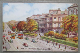 SCOTLAND UK UNITED KINGDOM GLASGOW GREAT WESTERN ROAD CARD POSTCARD CARTOLINA CARTE POSTALE ANSICHTSKARTE POSTKARTE - Selkirkshire