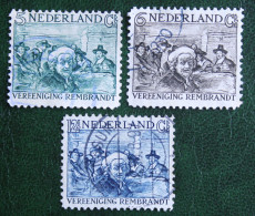 Rembrandtzegels NVPH 229-231 (Mi 233-235) 1930 Gestempeld / USED NEDERLAND / NIEDERLANDE - Gebruikt