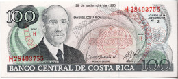 COSTA RICA - 100 Colones 1993 UNC - Costa Rica