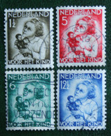 Kinderzegel Child Welfare Enfants Kinder NVPH 270-273 (Mi 277-280) 1934 Gestempeld / USED NEDERLAND / NIEDERLANDE - Gebruikt