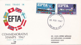 Free Trade In EFTA - 1967 - 1952-1971 Em. Prédécimales