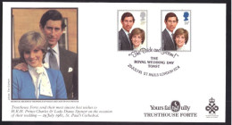 Great Britain / Groot Brittannië FDC 884 & 885 Royal Wedding (1981) - 1981-1990 Em. Décimales