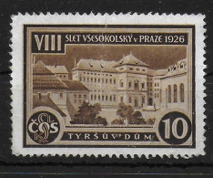 Czechoslovakia VII Slet Vsesokolsky Praze 1926 Cinderella Vignet Werbemarke Propaganda - Fantasie Vignetten