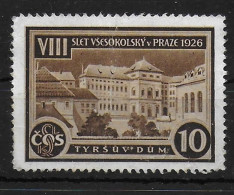 Czechoslovakia VII Slet Vsesokolsky Praze 1926 Cinderella Vignet Werbemarke Propaganda - Fantasy Labels