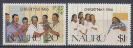 NAURU 328-329,unused,Christmas 1986 (**) - Nauru