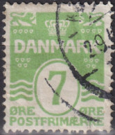 1938 Dänemark ° Mi:DK 245x, Sn:DK 226, Yt:DK 256, Figure 'wave'- Type, Wavy Lines (NO Hearts / LINED Background) - Gebraucht