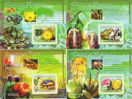 Guinea 2007**, Naturkunde, Kakteen / Guinea 2007,  MNH, Natural History, Cacti - Cactusses