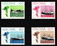 Färöer Inseln 24-27 Postfrisch #HV291 - Färöer Inseln