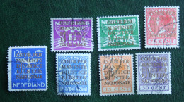 Cour Internationale De Justice NVPH D9-D15 D 9 (Mi Dienst 9-15) 1934 Gestempeld / Used NEDERLAND / NIEDERLANDE - Dienstzegels