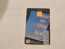 HUNGARY-(HU-S-1994-02Aa)-MTT-(209)(50units)(08/1994)(tirage-100.000)USED CARD+1card Prepiad Free - Hongarije