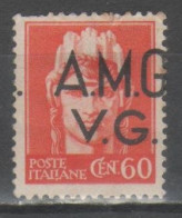 AMG VG 1945 - Imperiale 60 C. * Varietà Soprastampa Spostata - Nuovi