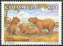 1985 Colombia Rongeur Set MNH** Fo29 - Roedores