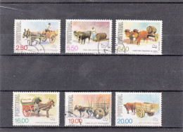 Portugal, Carros Populares Portugueses - Brasiliana 79, 1988, Mundifil Nº 1435 A 1440 Used - Used Stamps