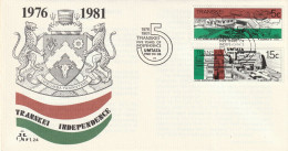 Transkei - 1981 - 5th Anniversary Independence - First Day Cover - Small - Sobres