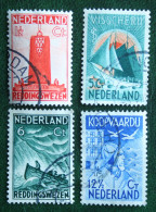 Zeemanszegels NVPH 257-260 (Mi 262-265) 1933 Gestempeld / USED NEDERLAND / NIEDERLANDE - Gebruikt