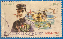 France 2017 : Georges Guynemer, Pilote Français N° 81 Oblitéré - 1960-.... Matasellados