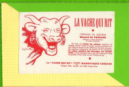 BUVARD & Blotting Paper : LA VACHE QUI RIT  L'opinion Du Docteur  Signé Benjamin Rabier - Lattiero-caseario