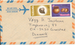 Tanzania Air Mail Cover Sent To Denmark  No Postmark On Stamps Or Cover - Tanzanie (1964-...)