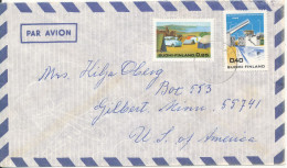 Finland Air Mail Cover Sent To USA 3-9-1968 Single Franked - Lettres & Documents