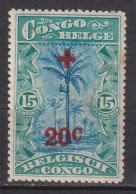 Timbre Neuf** Du Congo Belge De 1918 N°74 MLH - Nuevos