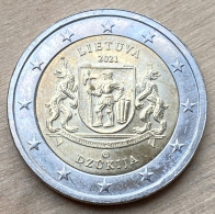2021 LMK Lithuania Coat Of Arms Of The Dzukija Region 2 Euro Coin,6388 - Lithuania