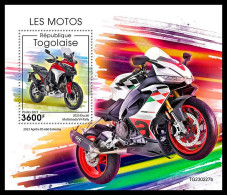 TOGO 2023 MNH Motorcycles Motorräder S/S – OFFICIAL ISSUE – DHQ2404 - Motorräder