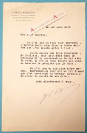 ● Joseph PAUL-BONCOUR à Maurice Rostand - Avocat Célèbre Orateur Fut Président Du Conseil Né Saint Aignan - Lettre 1951 - Politicians  & Military