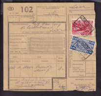 DDFF 581 - Timbres Chemin De Fer S/ Bulletin D'Expédition - Gare De LEMBEEK 1947 - Expéd. Felix Seghers - Documentos & Fragmentos