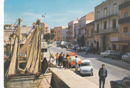 Cartolina Mazara Del Vallo ( Trapani ) Via Molo Caito - Mazara Del Vallo