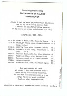 Prentje PAROCHIE ST PETRUS EN PAULUS  VROENHOVEN  ALLERZIELEN 1983-1984 - Religion & Esotérisme