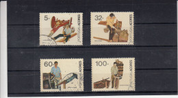 Portugal, Profissões Tipicas Açorianas, 1990, Mundifil Nº 1953 A 1956 Used - Used Stamps