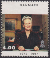 1997 Dänemark * Mi:DK 1144, Sn:DK 1065, Yt:DK 1146, Queen Margrethe II (Silver Jubilee) - Usado