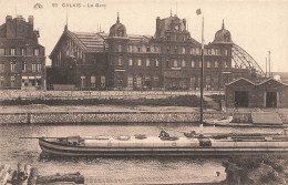 Calais * Péniche Batellerie * La Gare * Thème Chaland Péniches Barge - Calais