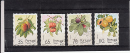 Portugal, Frutos E Plantas Sub-Tropicais Da Madeira, 1991, Mundifil Nº 2007 A 2010 Used - Usado