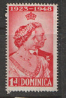 Dominica   1948  SG 112   Silver Wedding  Mounted Mint - Dominique (...-1978)