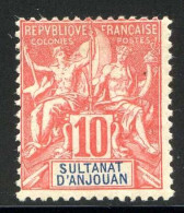 Réf 76 > ANJOUAN < N° 14 * Neuf Ch. - MH * ---- > Cote 45.00 € - - Unused Stamps