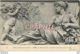 '"CPA Musee De Sculpture Comparee L''Ete Par Michel Claude Dit Clodion 1738 1814 XVIII Siecle"' - Sculture